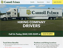 Tablet Screenshot of driveforcarrollfulmer.com